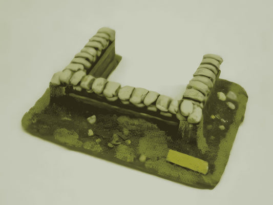 1:72  U SHAPE CUT TIMBER AND SANDBAG EMP