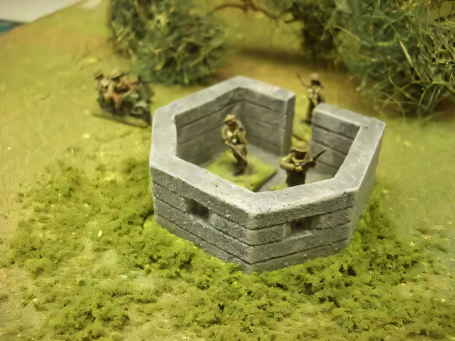 1:72 WW2 BRITISH TYPE 24 PILL BOX