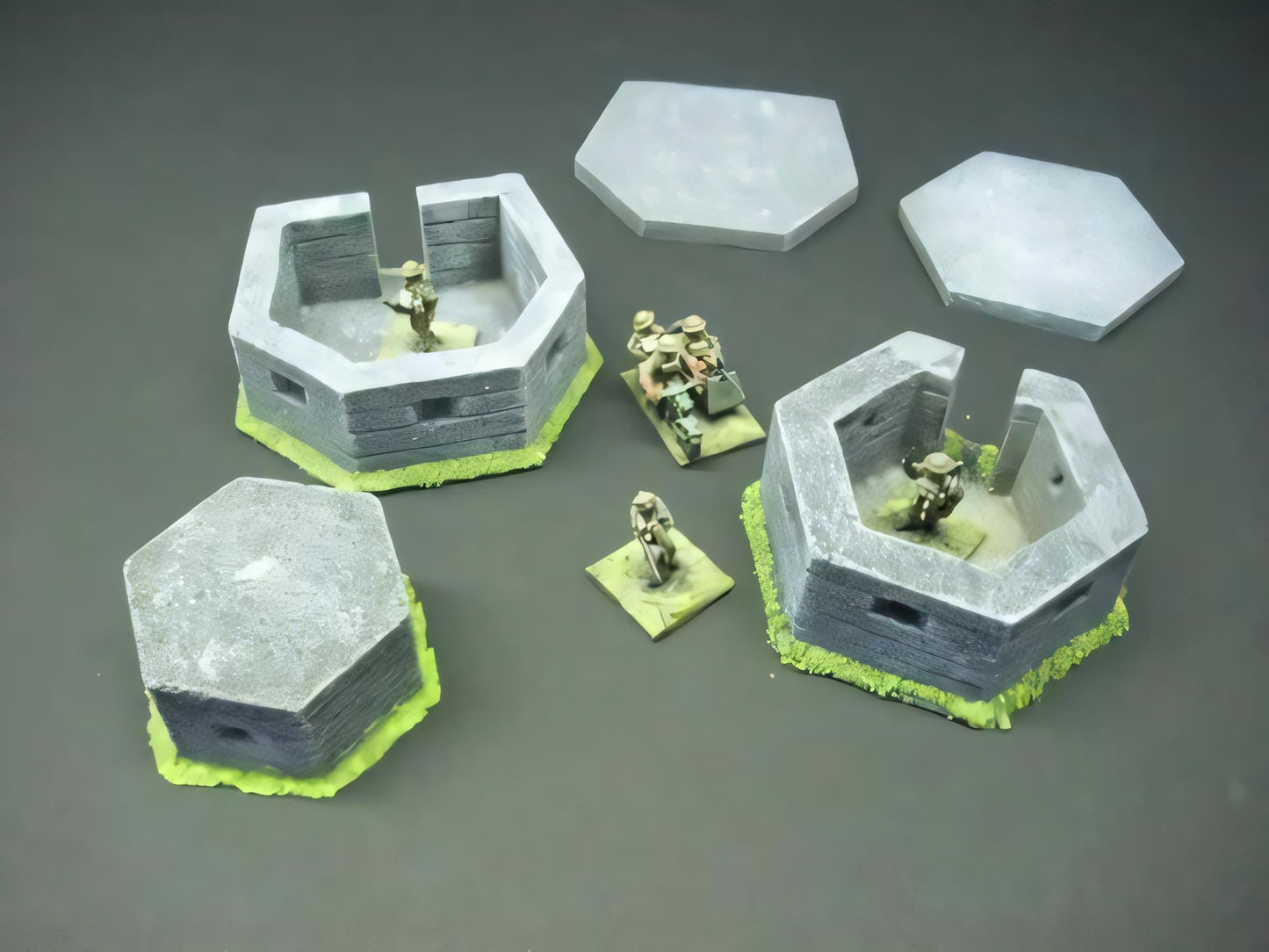 1:72 PILL BOX PACK WW2 BRITISH FORTIFICATIONS