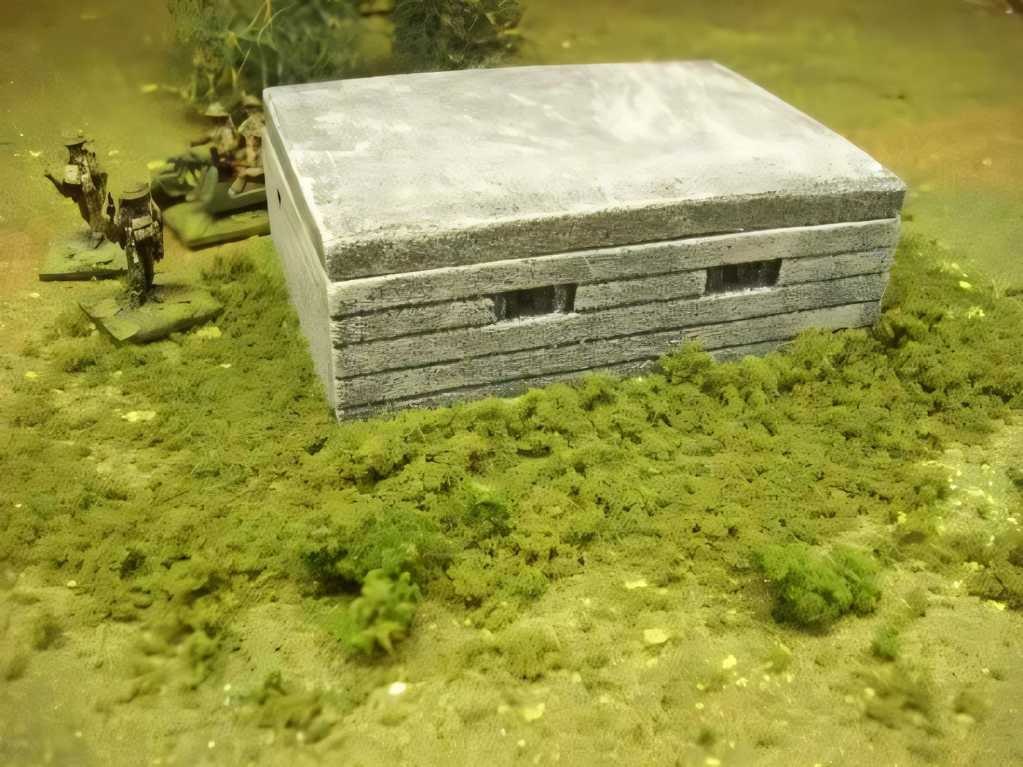 1:72 WW2 TWIN VICKERS M/G PILL BOX