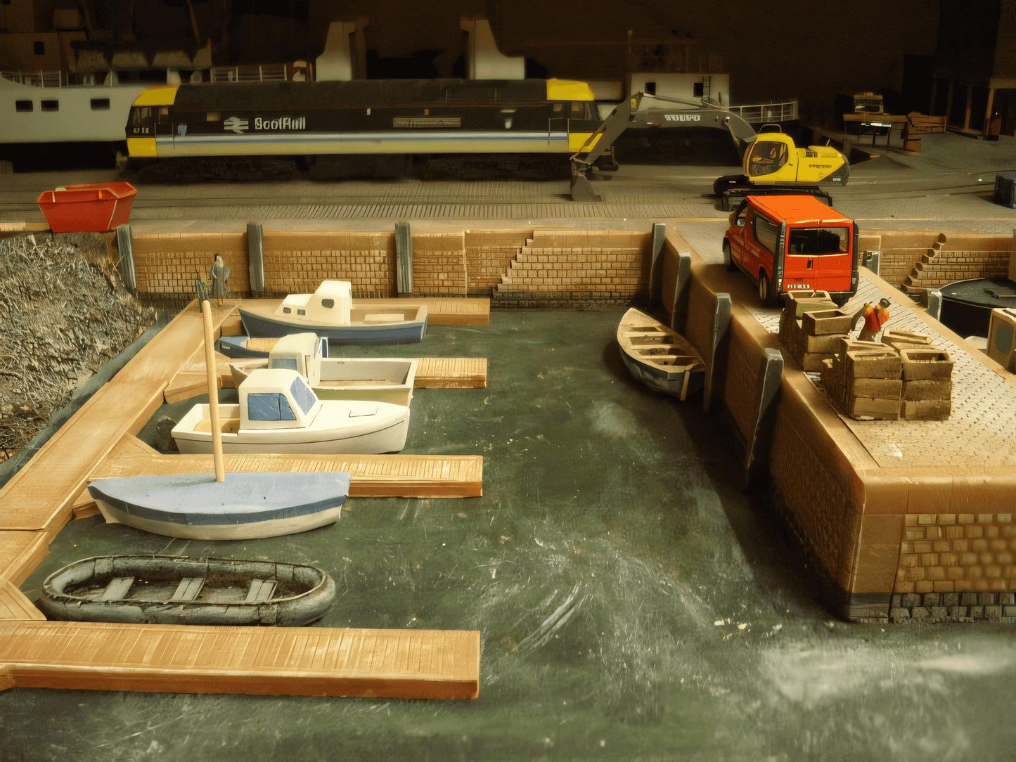 1:76 YACHT MARINA PONTOON BERTH x 2