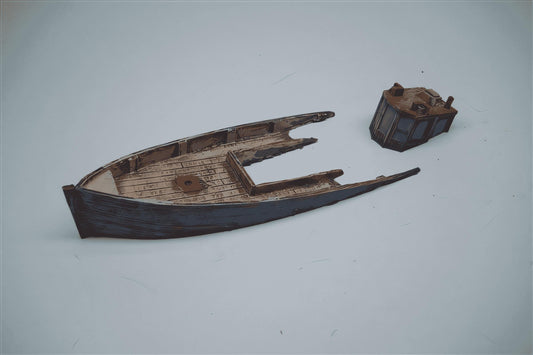 1:76 DOWN BY THE STERN FISHING BOAT