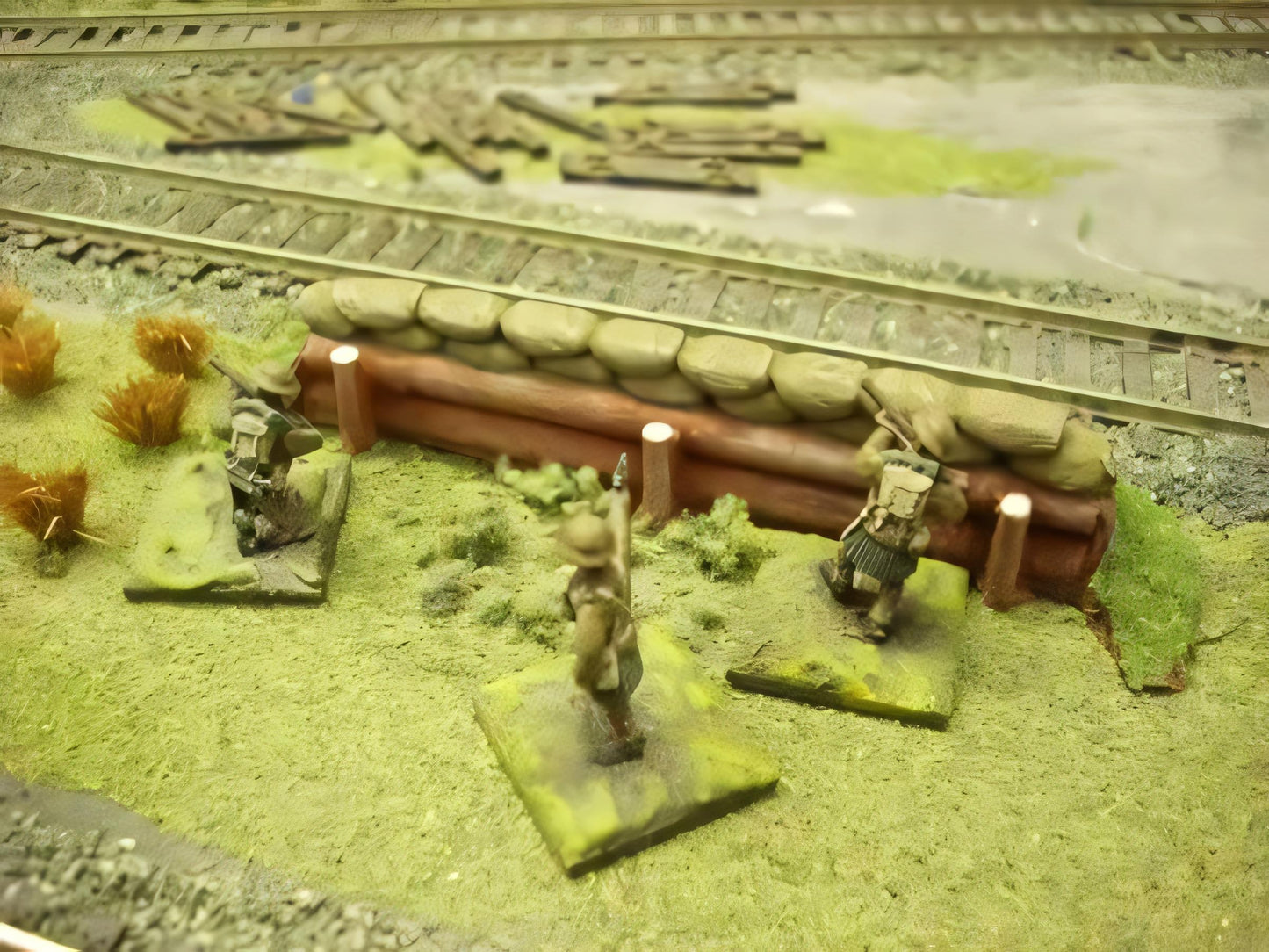 1:72 LOG/SANDBAG BARRICADE