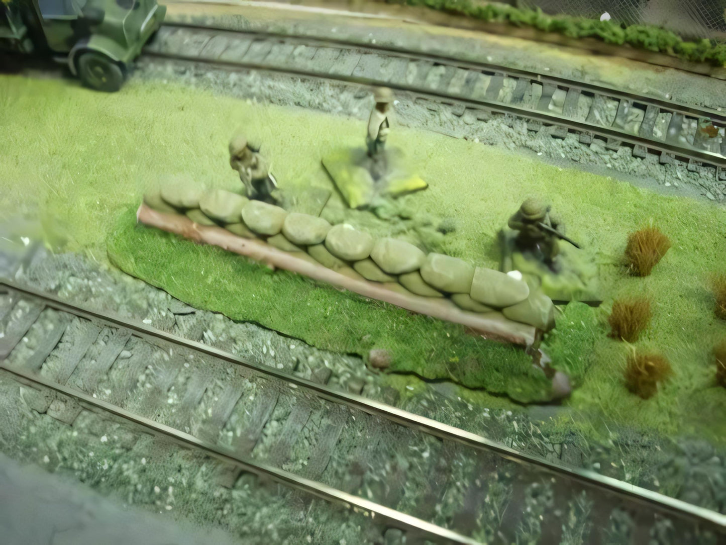 1:72 LOG/SANDBAG BARRICADE
