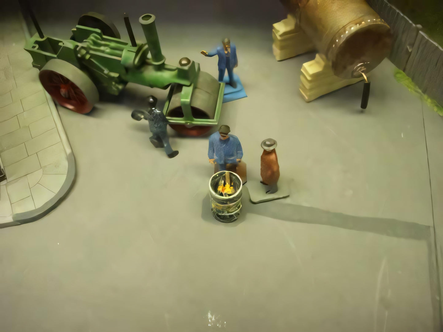 1:76 BRAZIER AND CAMP FIRE pack of 4 models