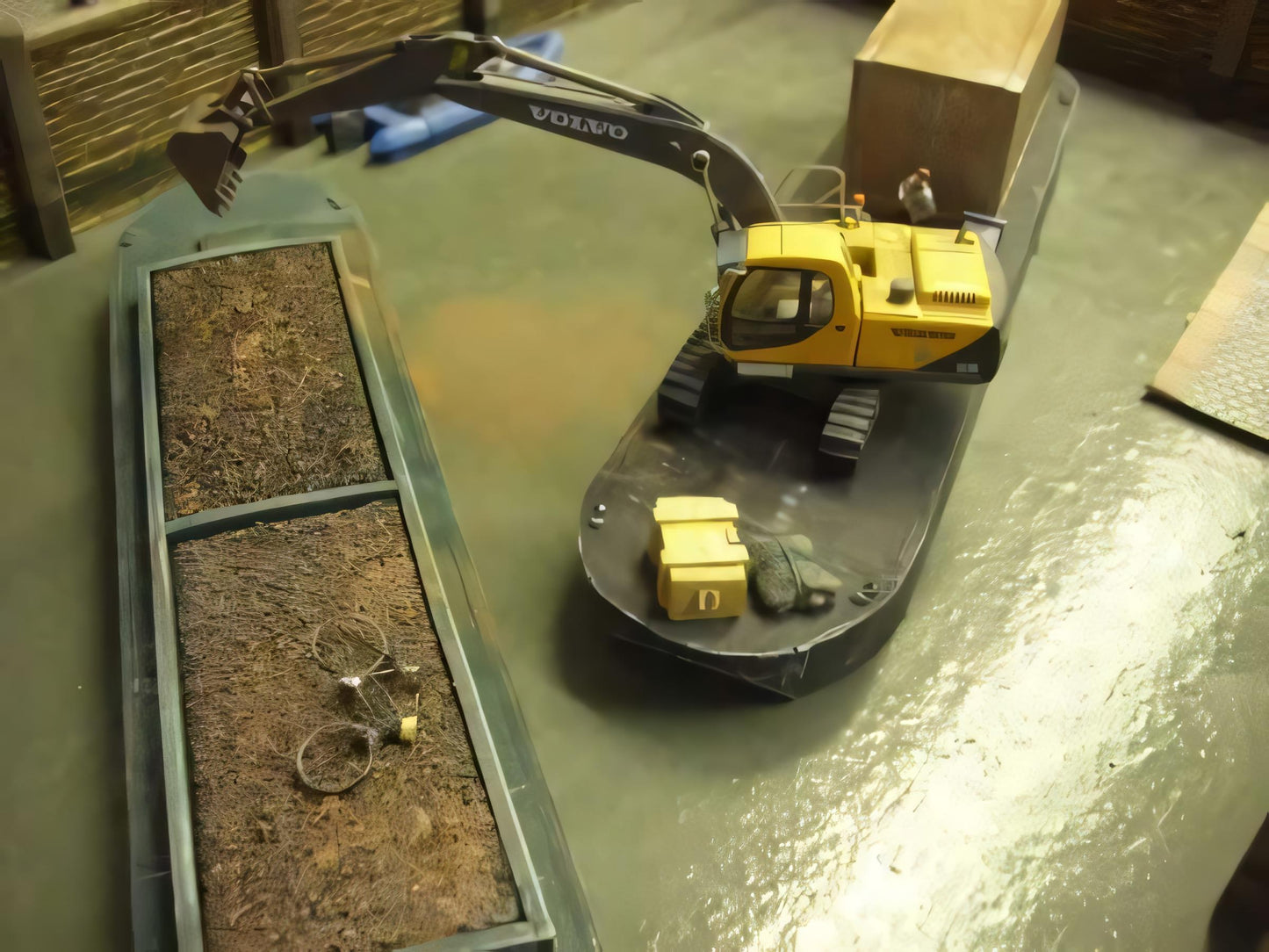 1:76 MAINTENANCE BARGE