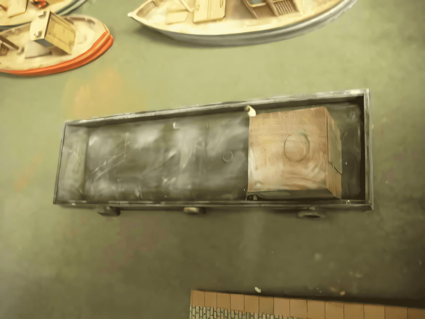 1:76 FLAT BOTTOMED WORKS BOAT