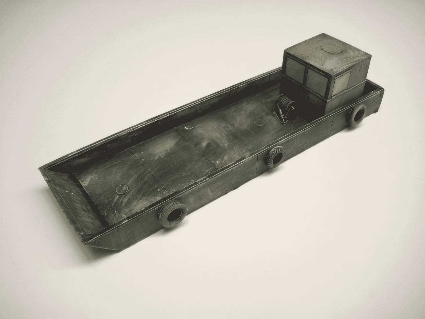 1:76 FLAT BOTTOMED WORKS BOAT