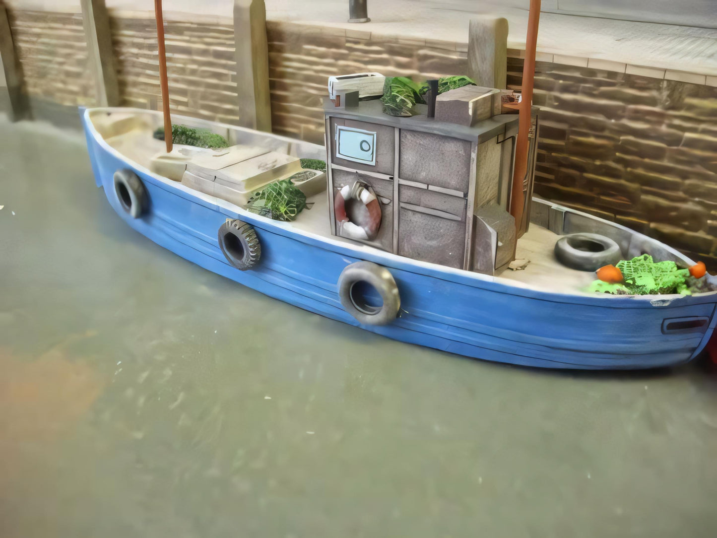 1:76 FISHING BOAT ACCESSORIES 20 piece set
