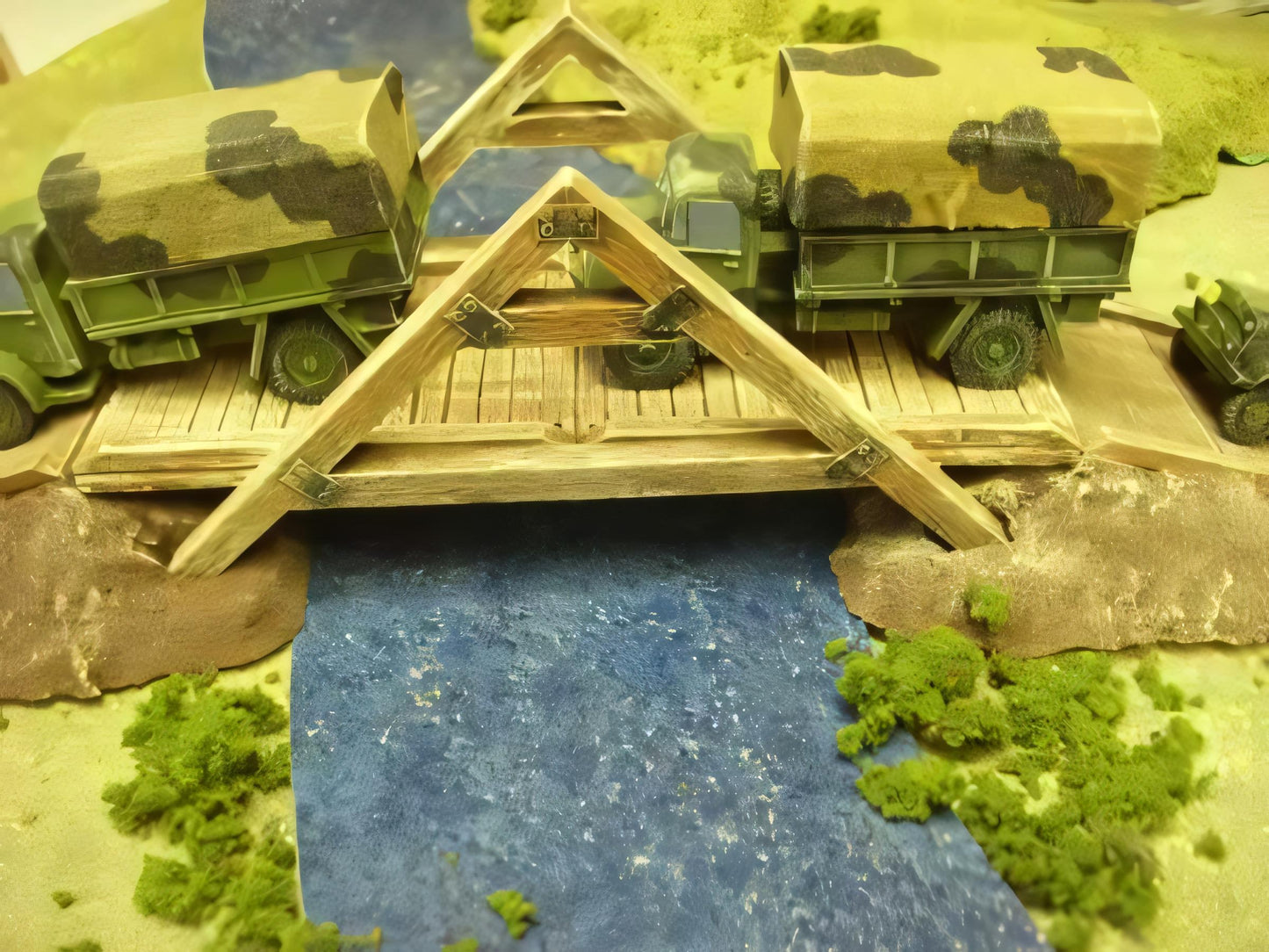 1:72 TEMPORARY WOODEN BRIDGE
