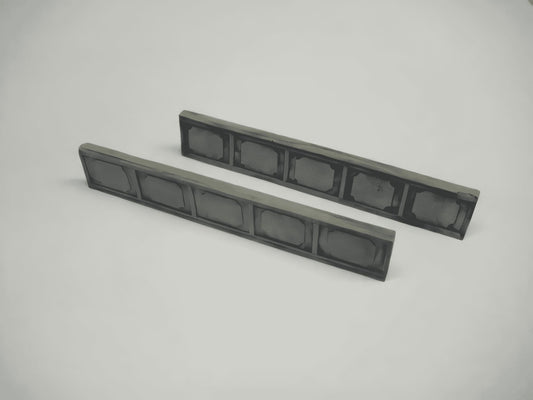 1:76 CAST IRON RAIL BRIDGE SIDES pair
