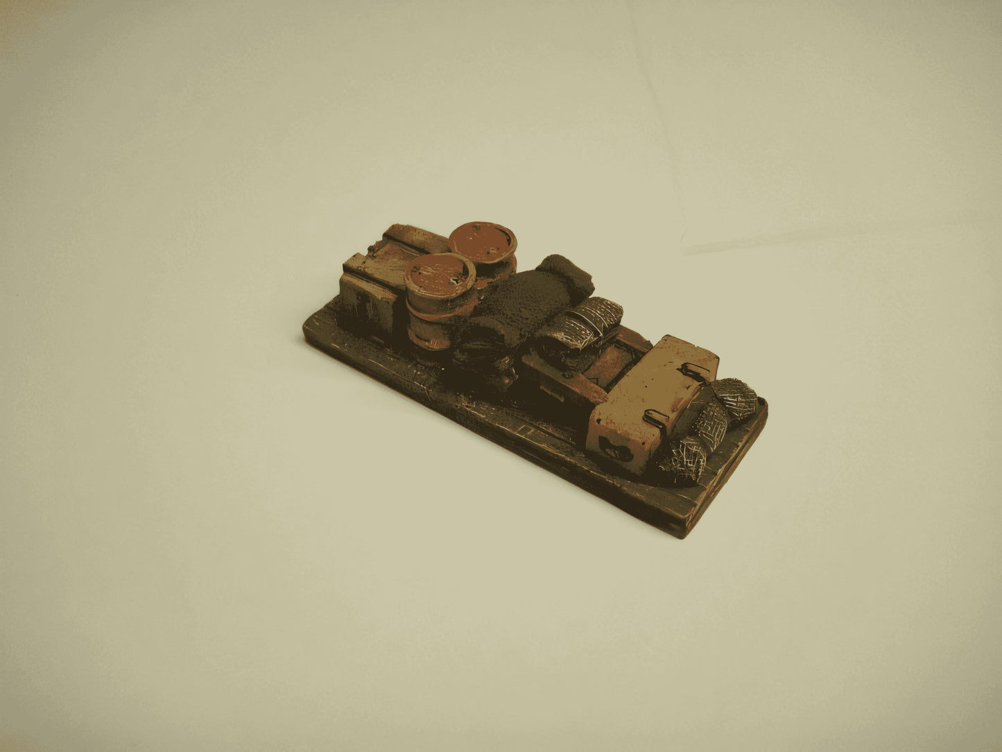 1:76 MIXED GOODS LOAD FOR RAILWAY WAGON