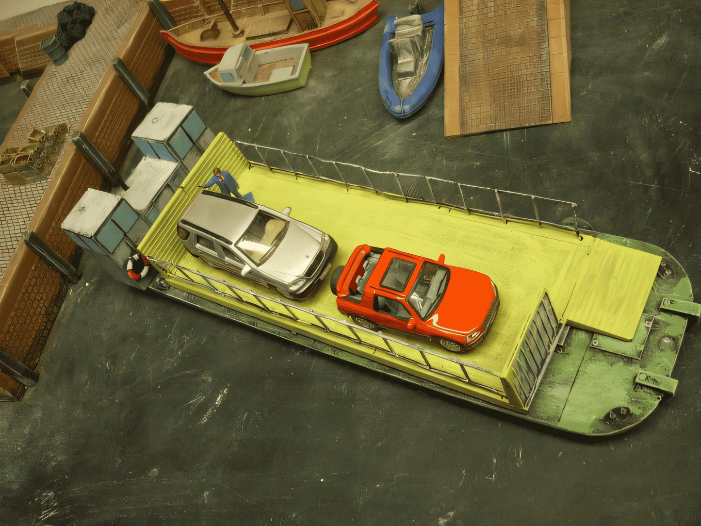 1:76 TURNTABLE FERRY FOR INTER ISLAND SERVICES