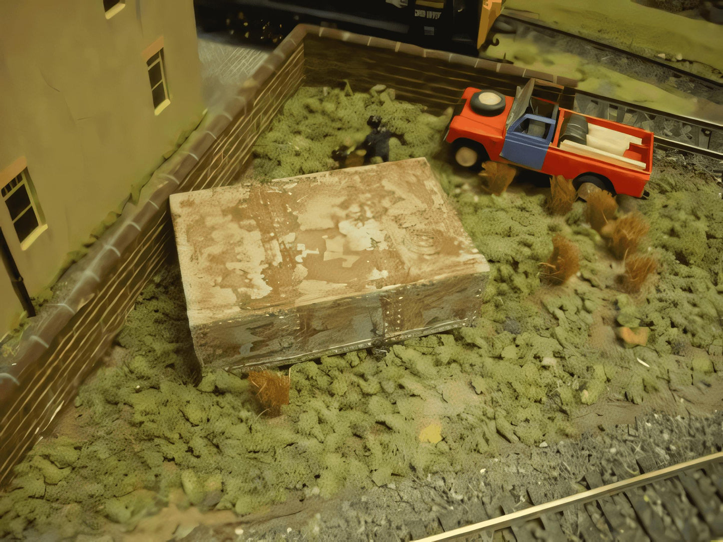 1:76 RECTANGULAR STEEL WATER TANK