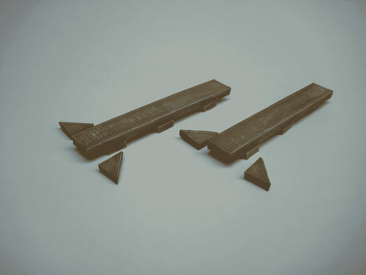 1:76  YACHT MARINA PONTOON BERTH x 2