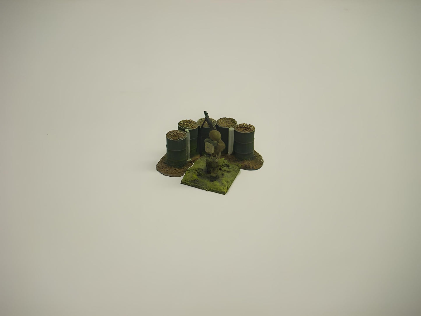 1:72 EARTH FILLED OIL DRUM DEFENSE