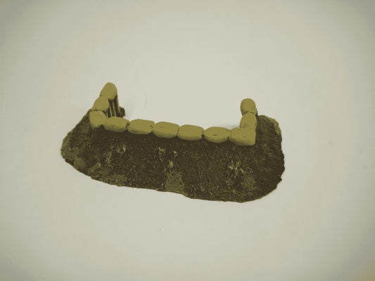1:72  EARTHWORK WITH LOGS AND SANDBAGS