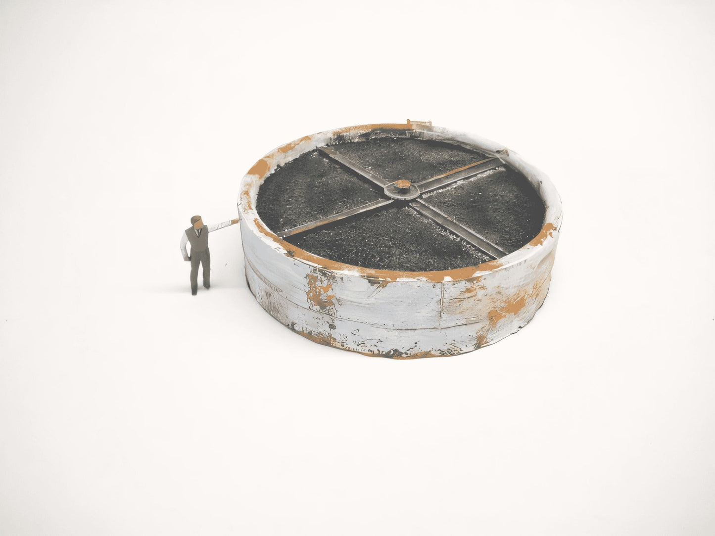 1:76 SEWERAGE TREATMENT FILTER TANK