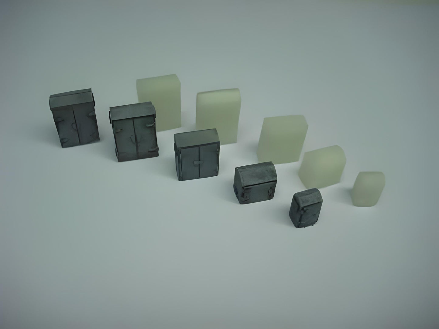1:76 TRACKSIDE ELECTRICAL CABINETS x 10