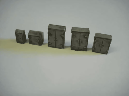 1:76 TRACKSIDE ELECTRICAL CABINETS x 10