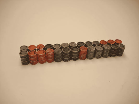 1:72  OIL DRUM LOAD FOR 61 ft NARROW BOAT