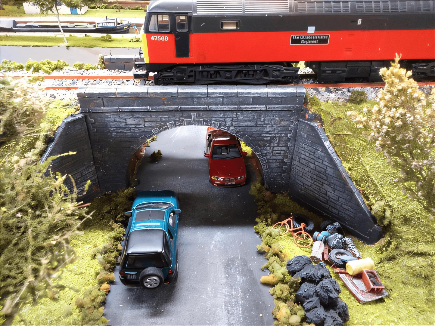 1:76 1/2 STONE BRIDGE or TUNNEL MOUTH