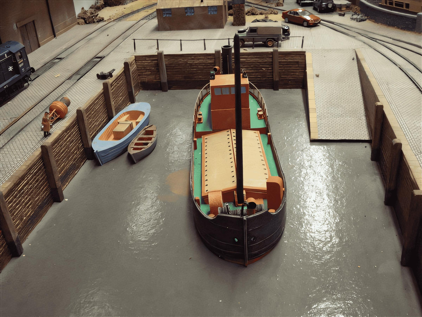 1:76 CLYDE PUFFER WATERLINE MODEL