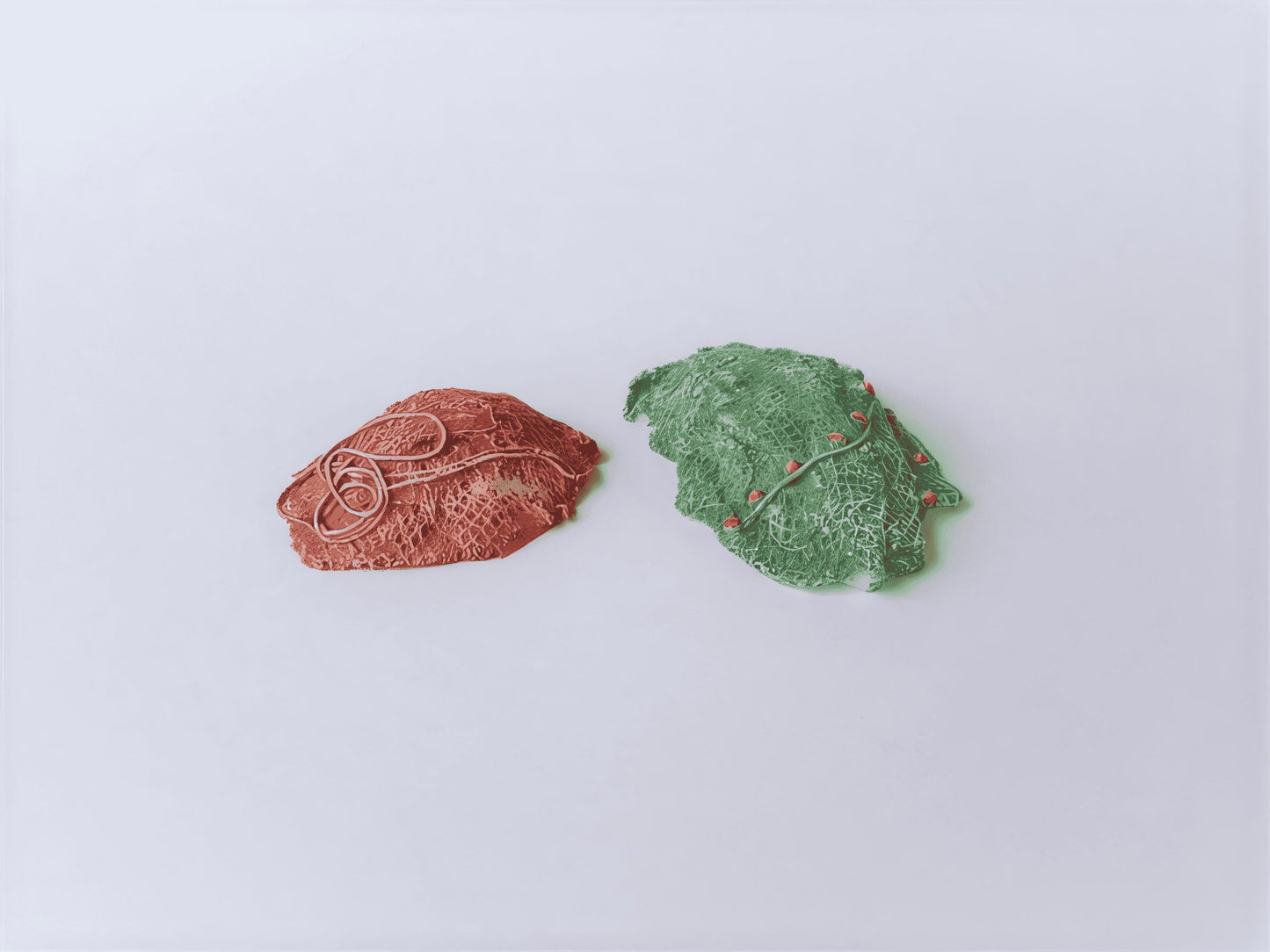 1:76 QUAY SIDE FISHING GEAR PILES x 2