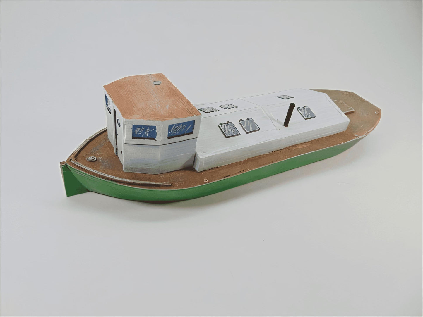 1:76 CONVERTED BARGE HOUSEBOAT