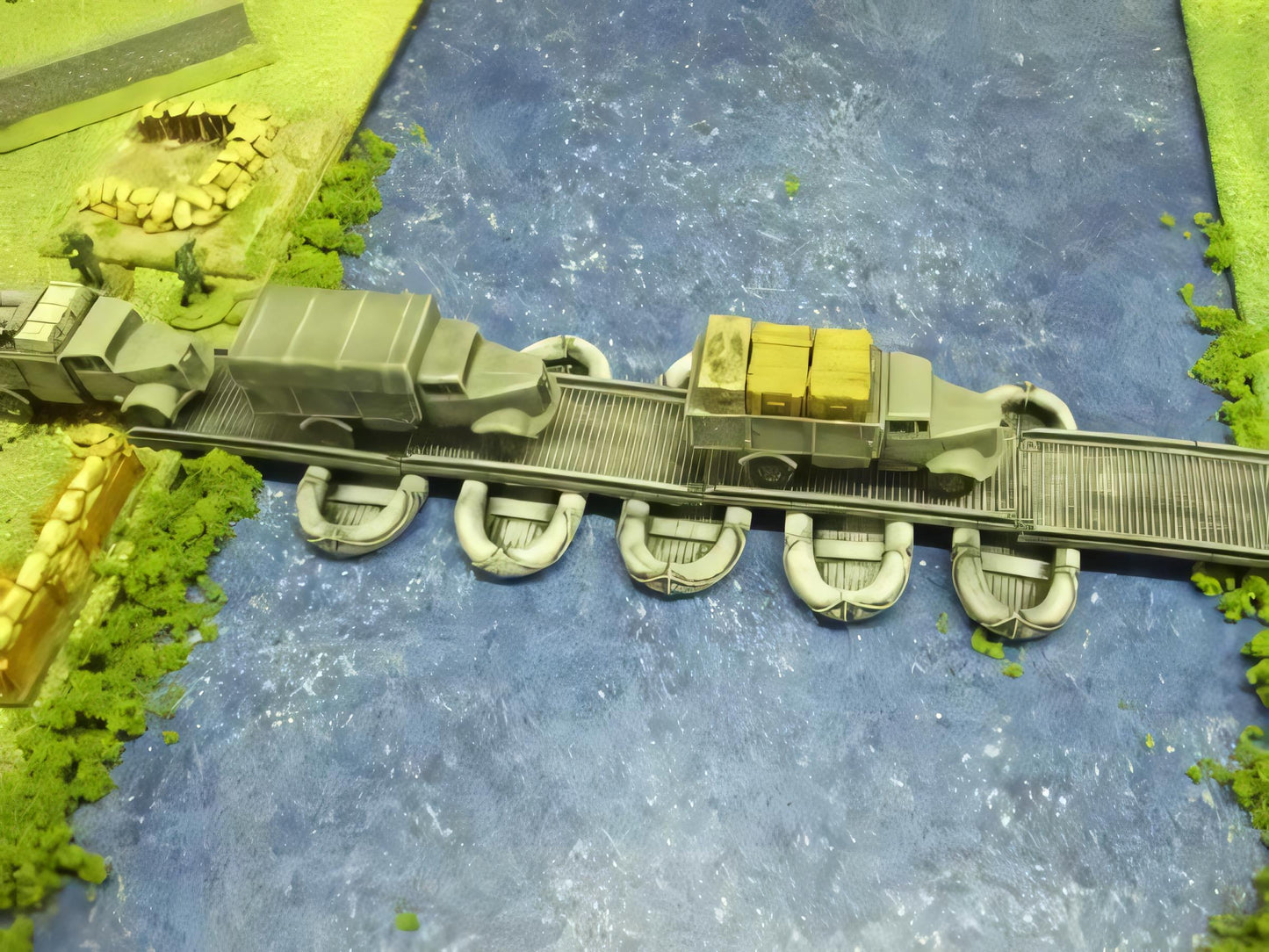 1:72 5 BOAT PONTOON BRIDGE