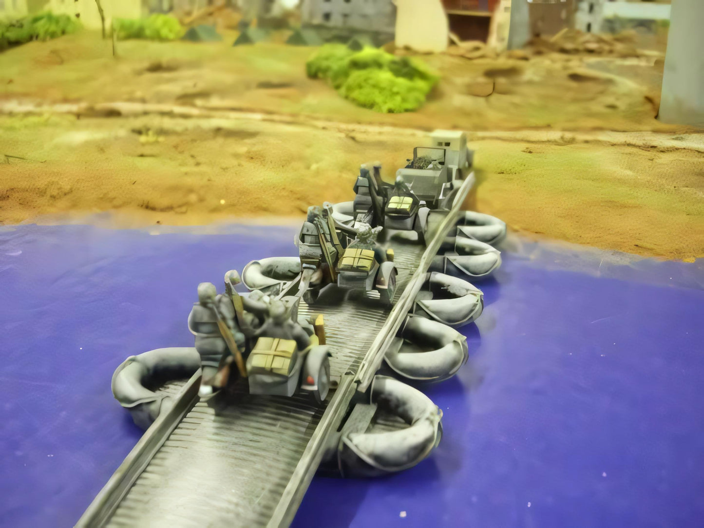 1:72 5 BOAT PONTOON BRIDGE
