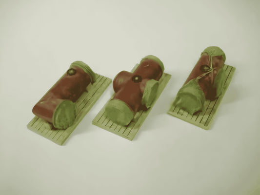 1:76 LARGE PIPES WAGON LOAD x 3