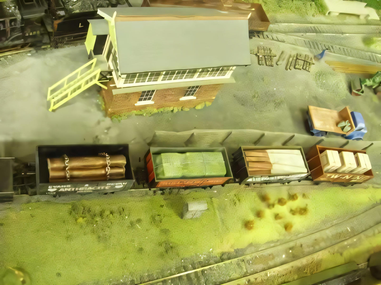 1:76 RAILWAY WAGON LOAD 'b' x 4