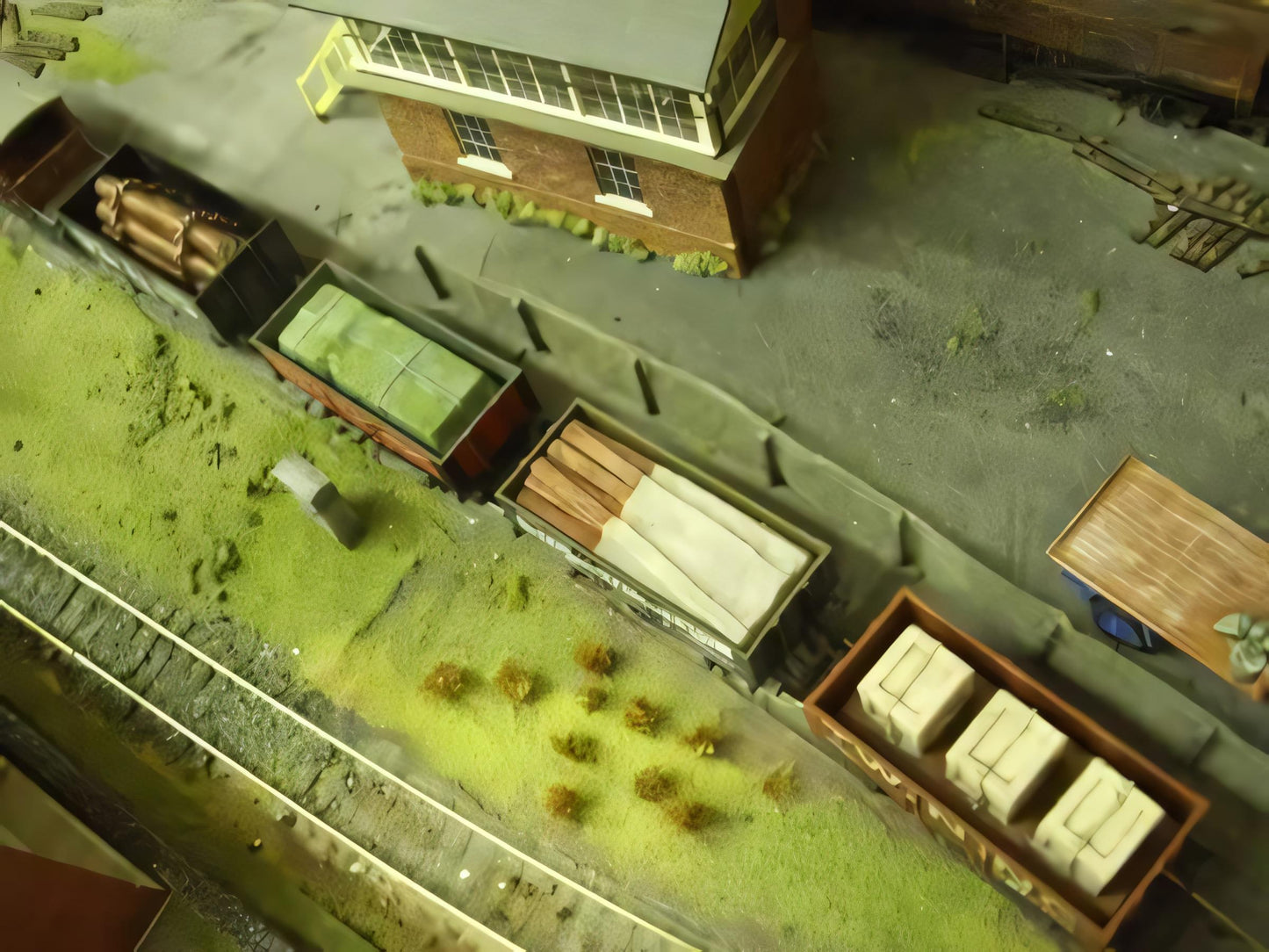 1:76 RAILWAY WAGON LOAD 'b' x 4