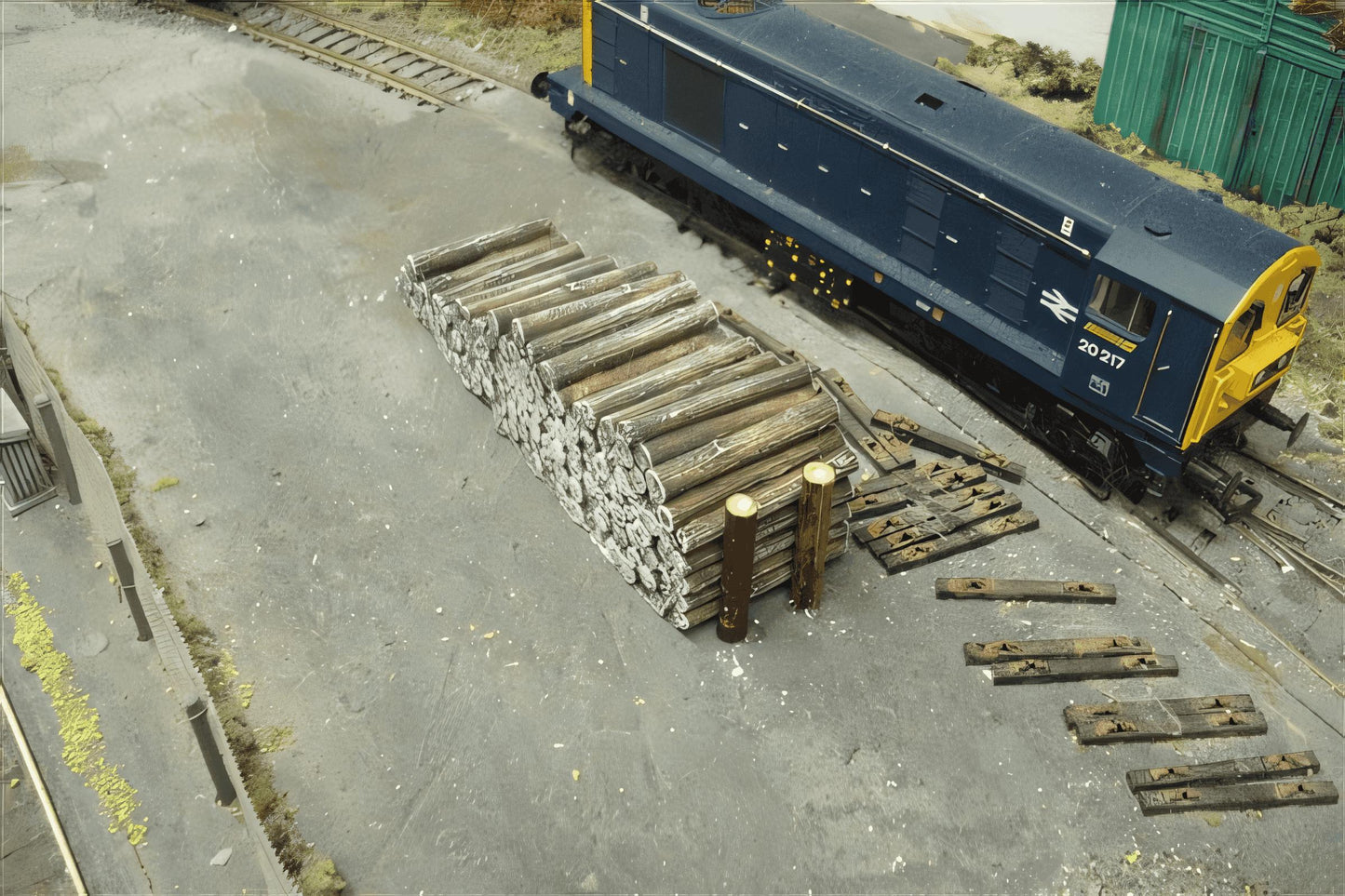 1:76  LOG PILE