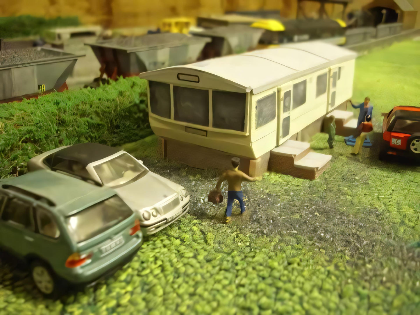 1:72 LARGE STATIC CARAVAN