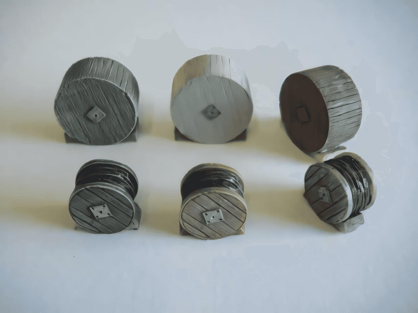 1:76 CABLE DRUM SET x 6