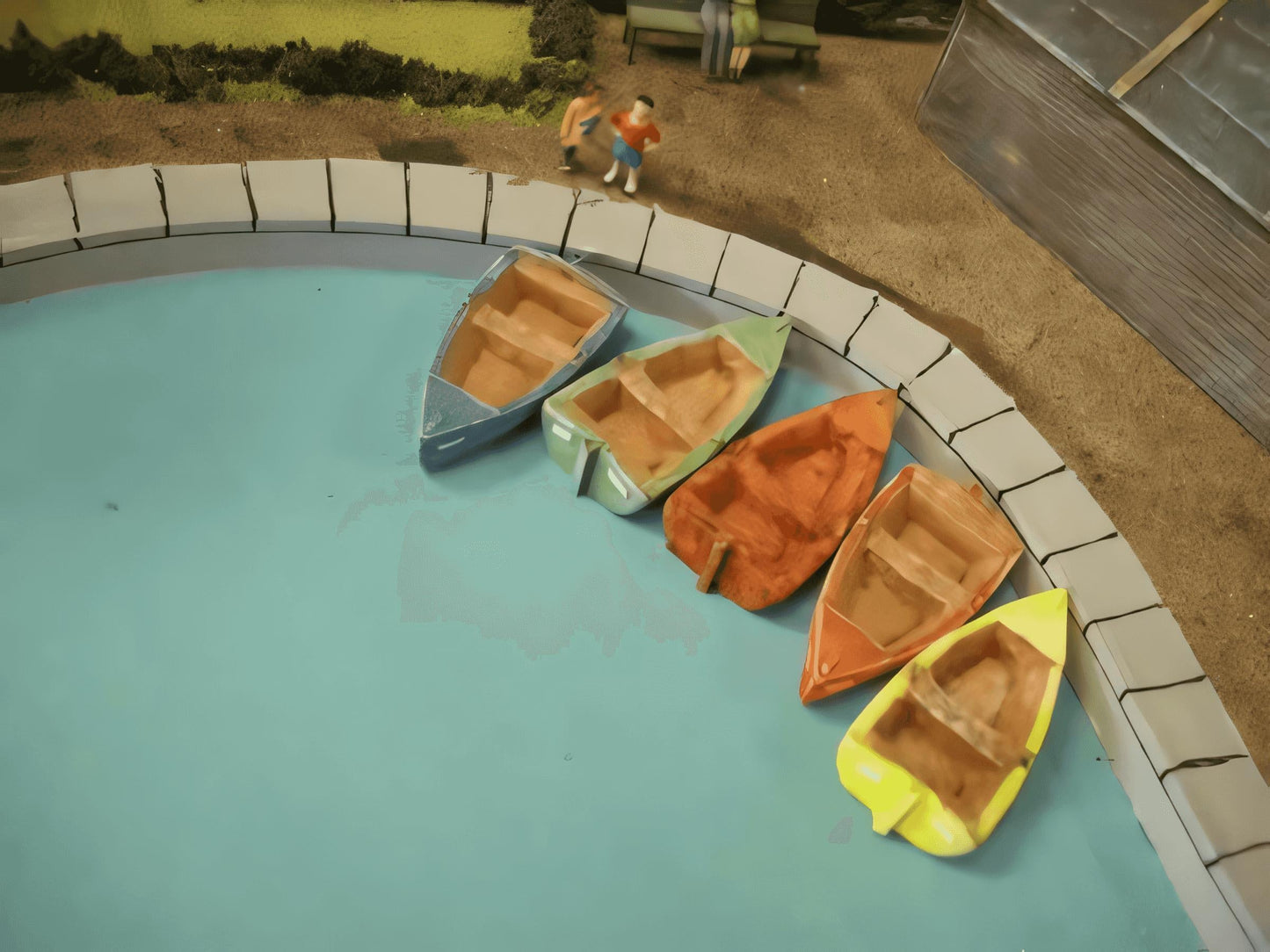1:76 BOATING POND BOATS X 5