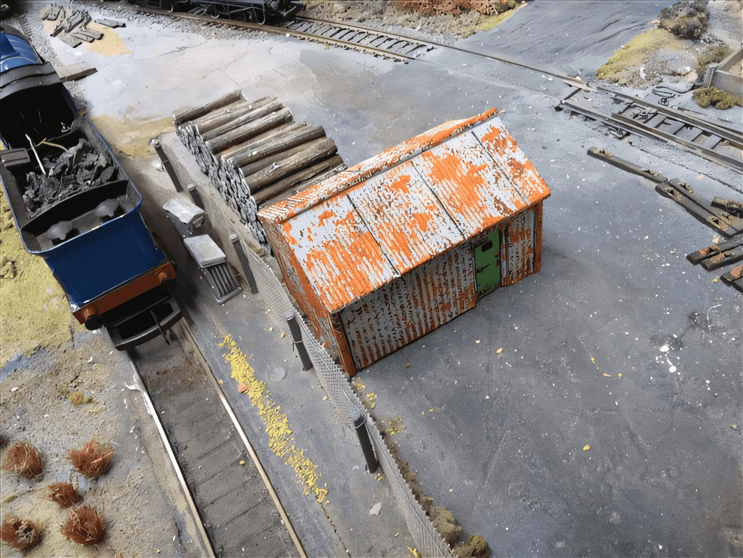 1:76 INDUSTRIAL BUILDING OR TOOL SHED