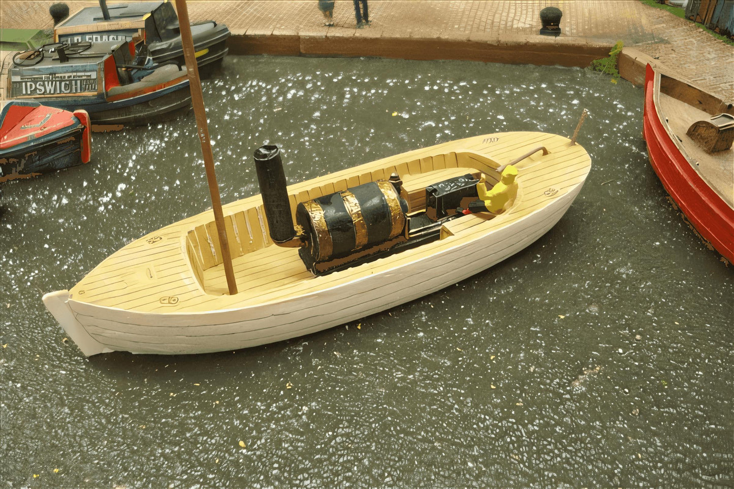 1:76 VICTORIAN STEAM LAUNCH FOR LAKES AND CANALS