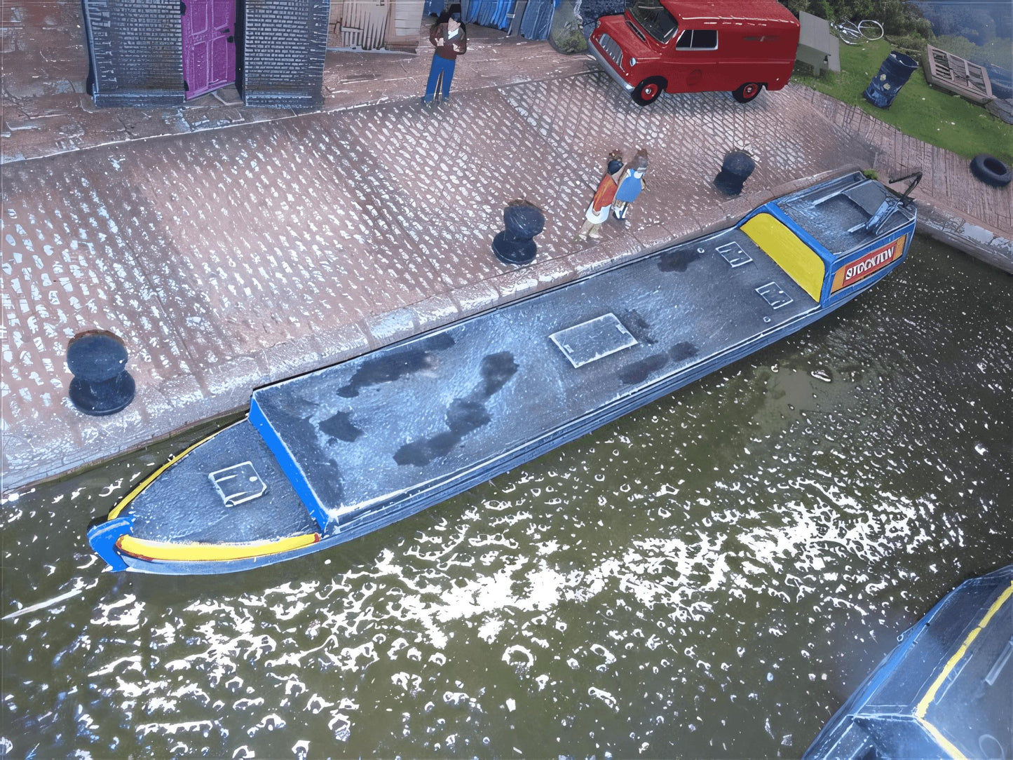 1:76 53ft CANAL TANK BOAT