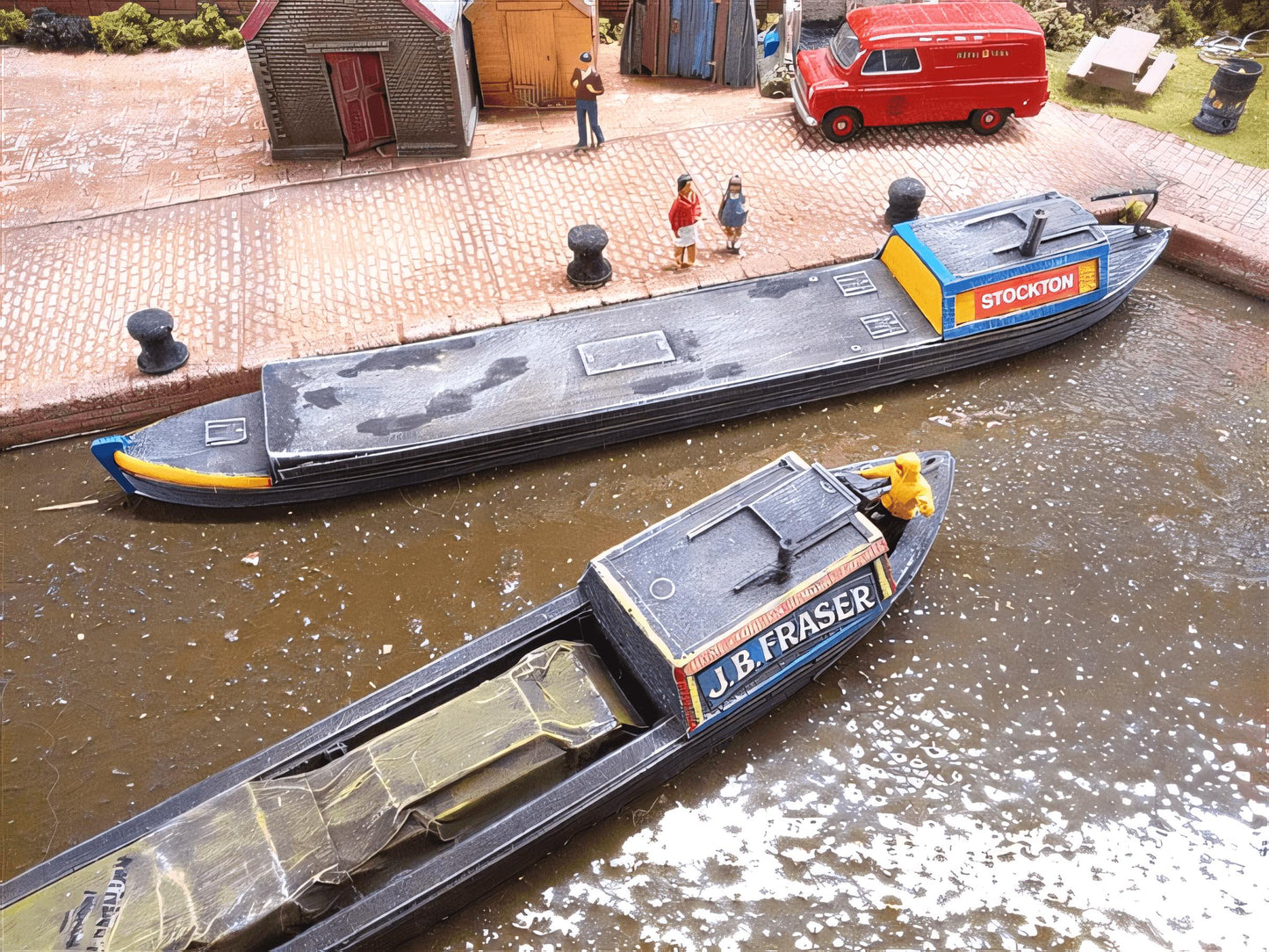 1:76 53ft CANAL TANK BOAT