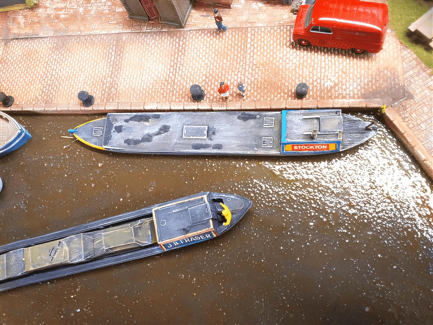 1:76 53ft CANAL TANK BOAT