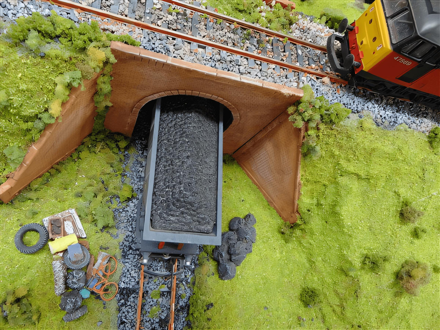 1:76 1/2 RAIL BRIDGE or TUNNEL MOUTH