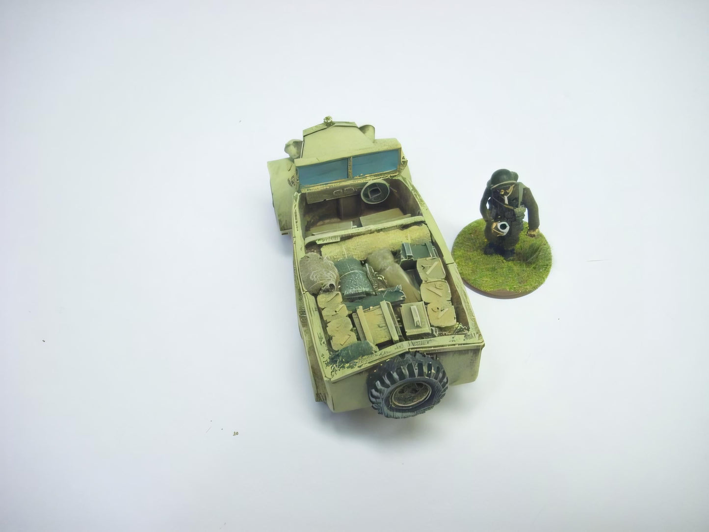 28mm HUMBER HEAVY UTILITY CUT DOWN. DESERT CONVERSION