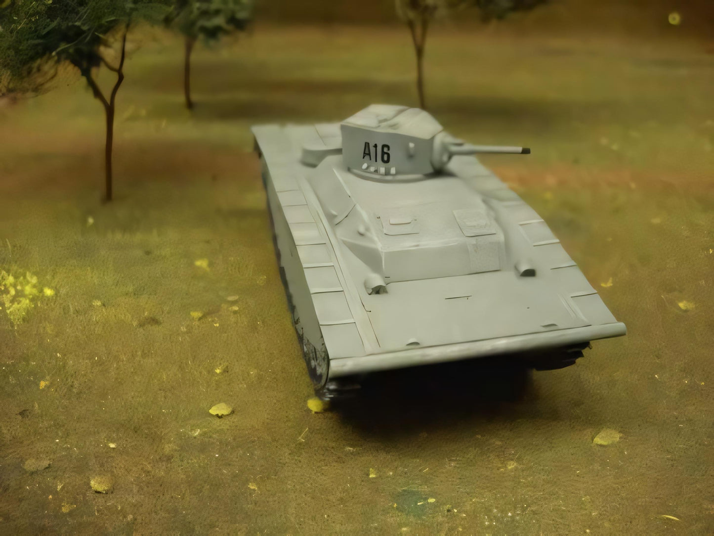 28mm LVT(A)1 AMPHIBIOUS TRACTOR WITH STUART TURRET