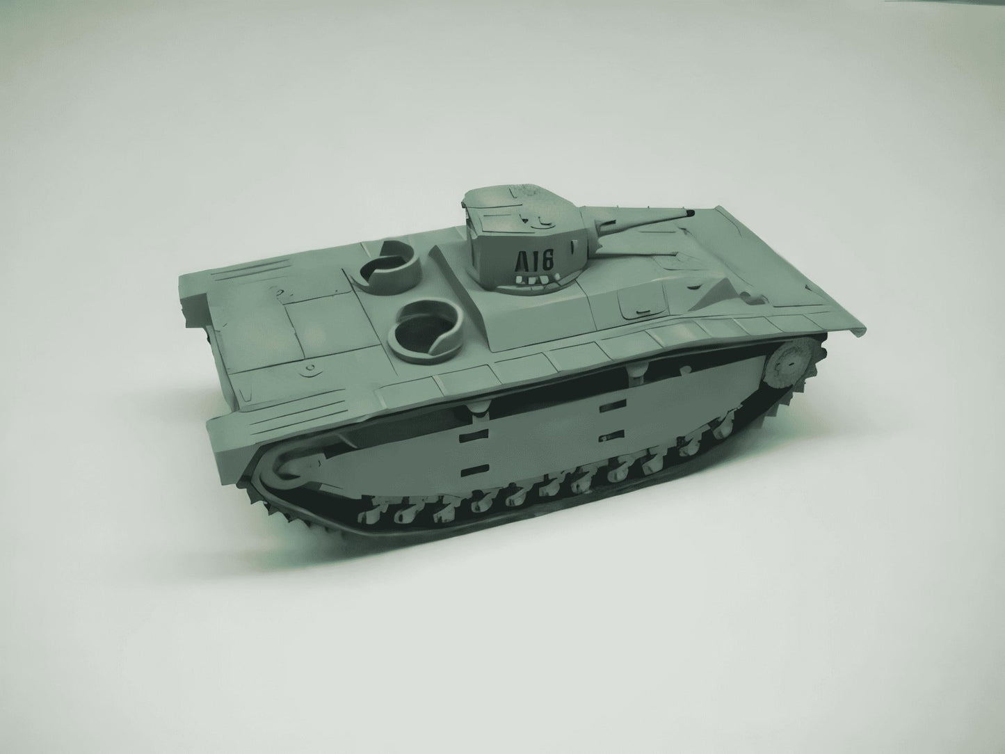 28mm LVT(A)1 AMPHIBIOUS TRACTOR WITH STUART TURRET