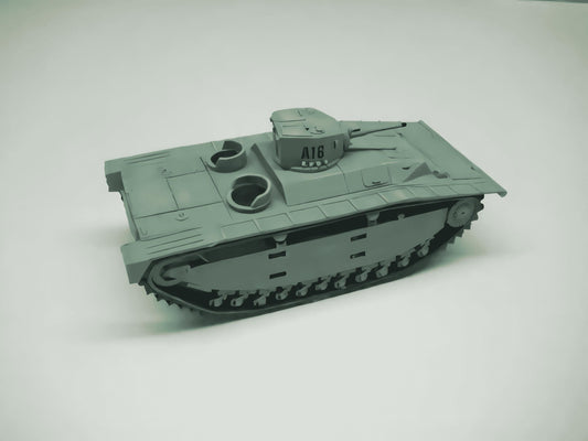 28mm  LVT(A)1 AMPHIBIOUS TRACTOR WITH STUART TURRET