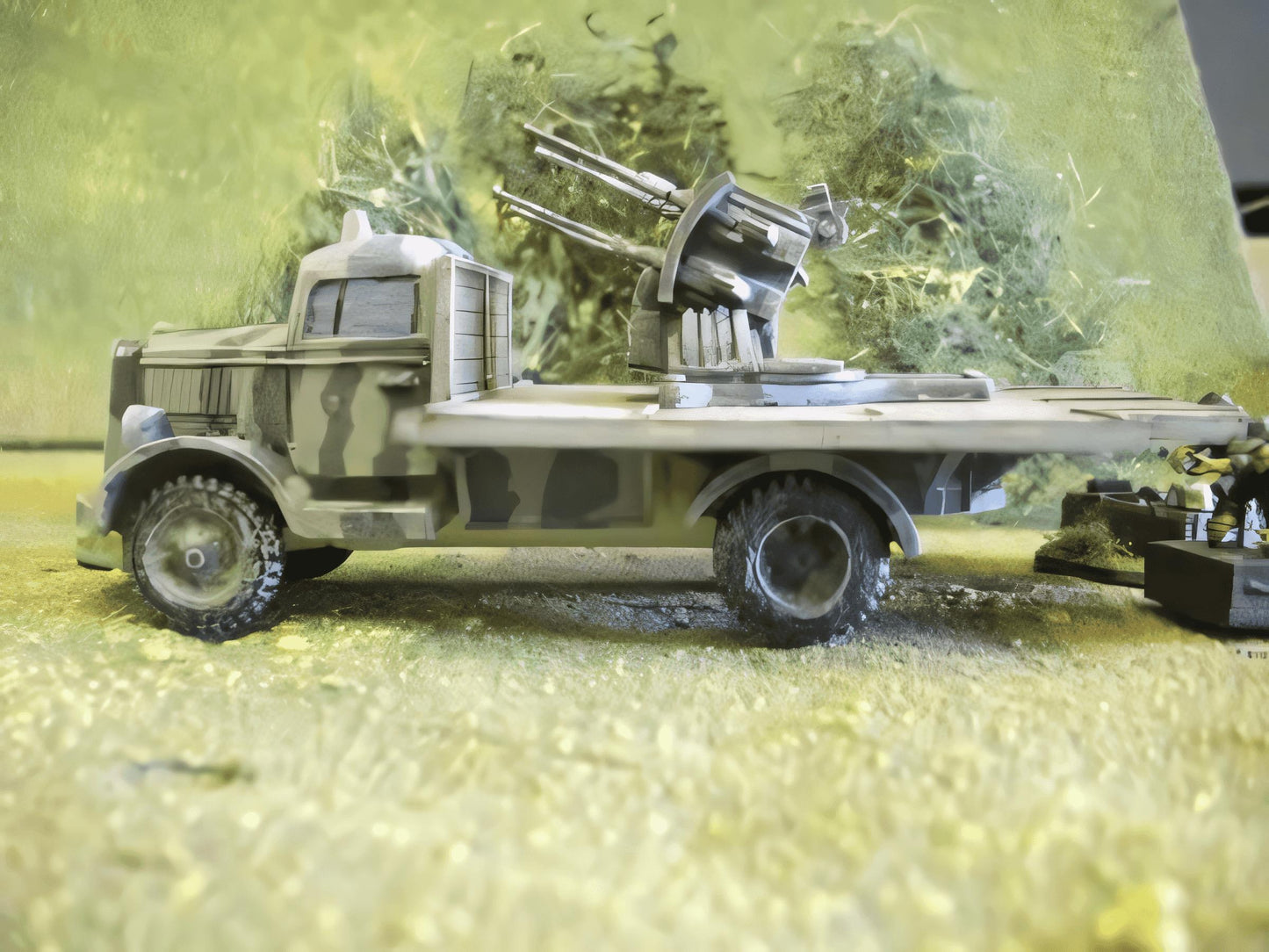 28mm OPEL BLITZ FLAT BED WITH 20mm AA