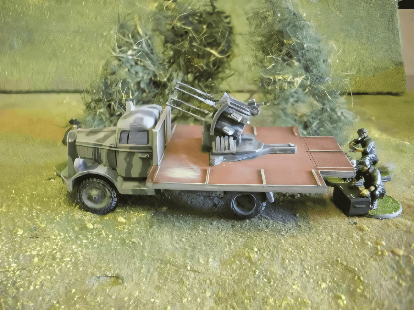 28mm OPEL BLITZ FLAT BED WITH 20mm AA